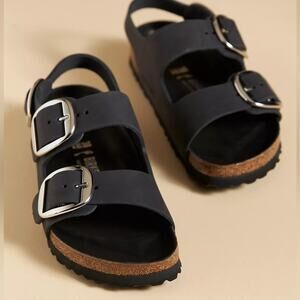 NEW Birkenstock Milano Big Buckle Oiled Leather Sandals